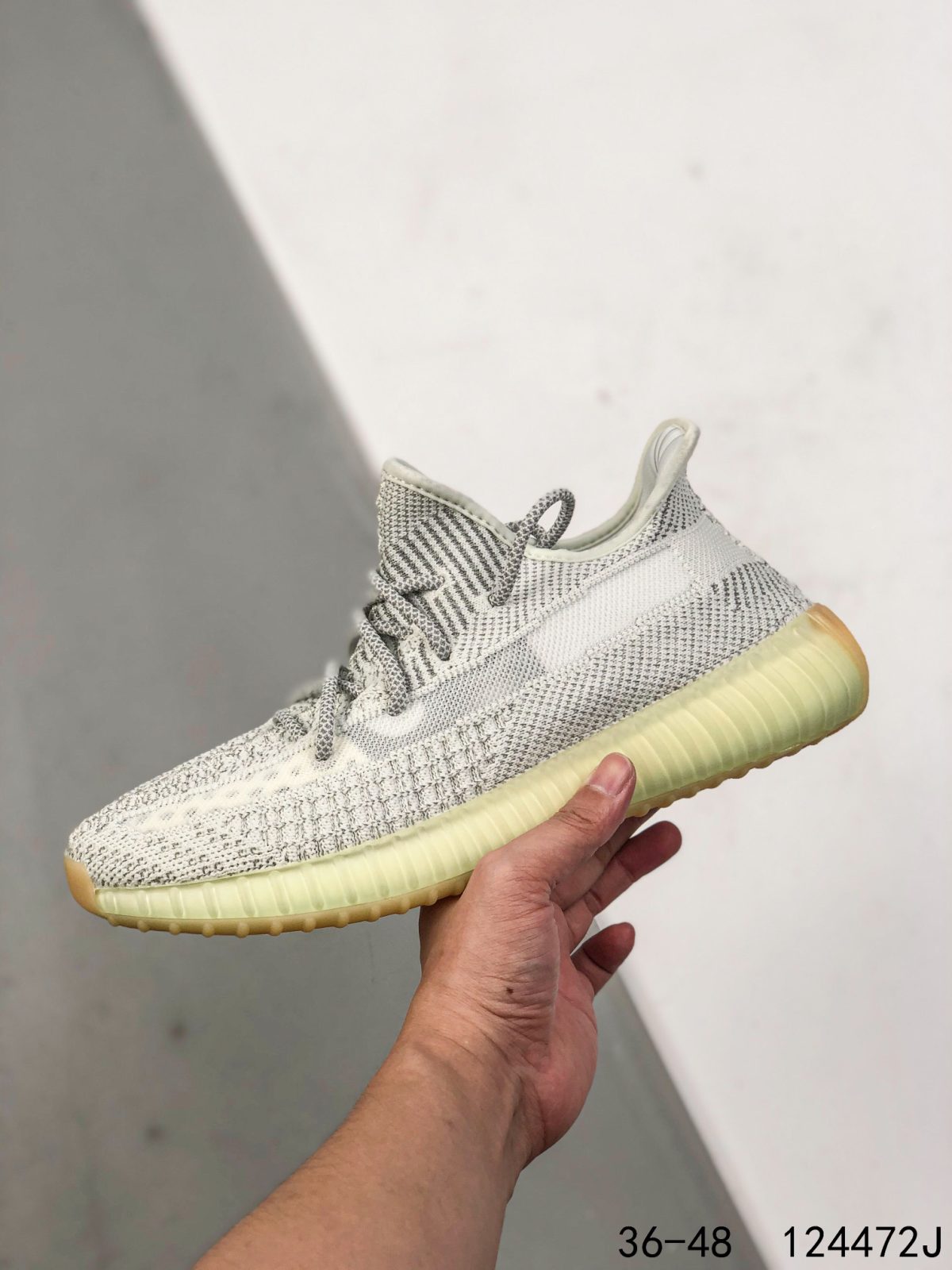 Yeezy 350 Boost 350 V2 Mens/Women Sneakers Shoes Light Grey 36 - 45 - Image 9