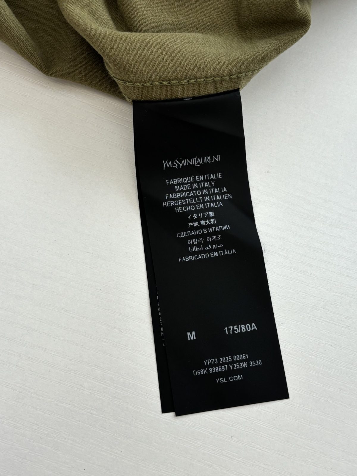 YSL 2025FW New Unisex Jacket Size S-XL - Image 7