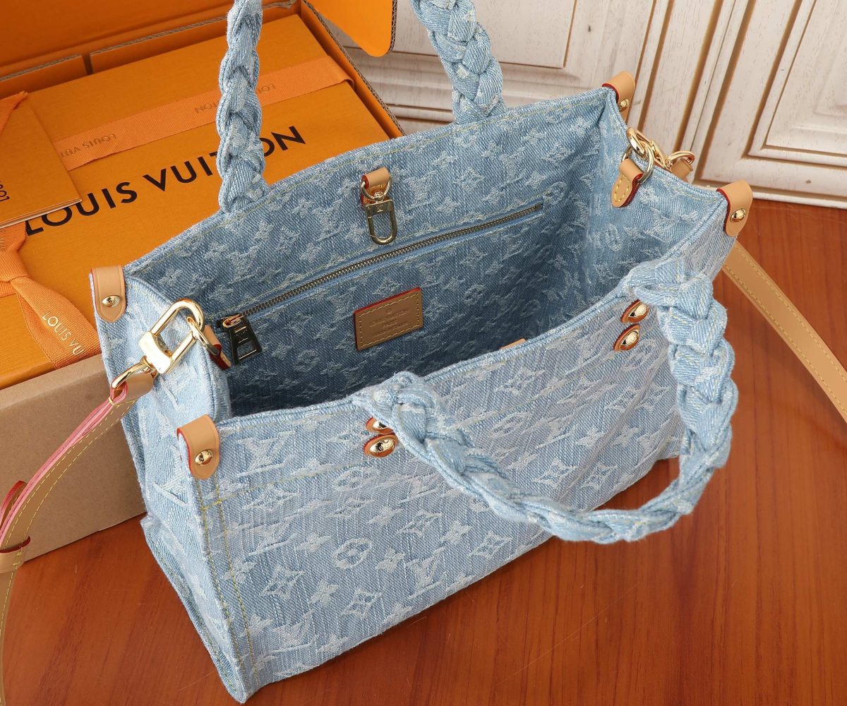 Louis Vuitton M24897 Let Go PM Denim Cowboy Shopping Bags Size 28*23*10.5cm - Image 10