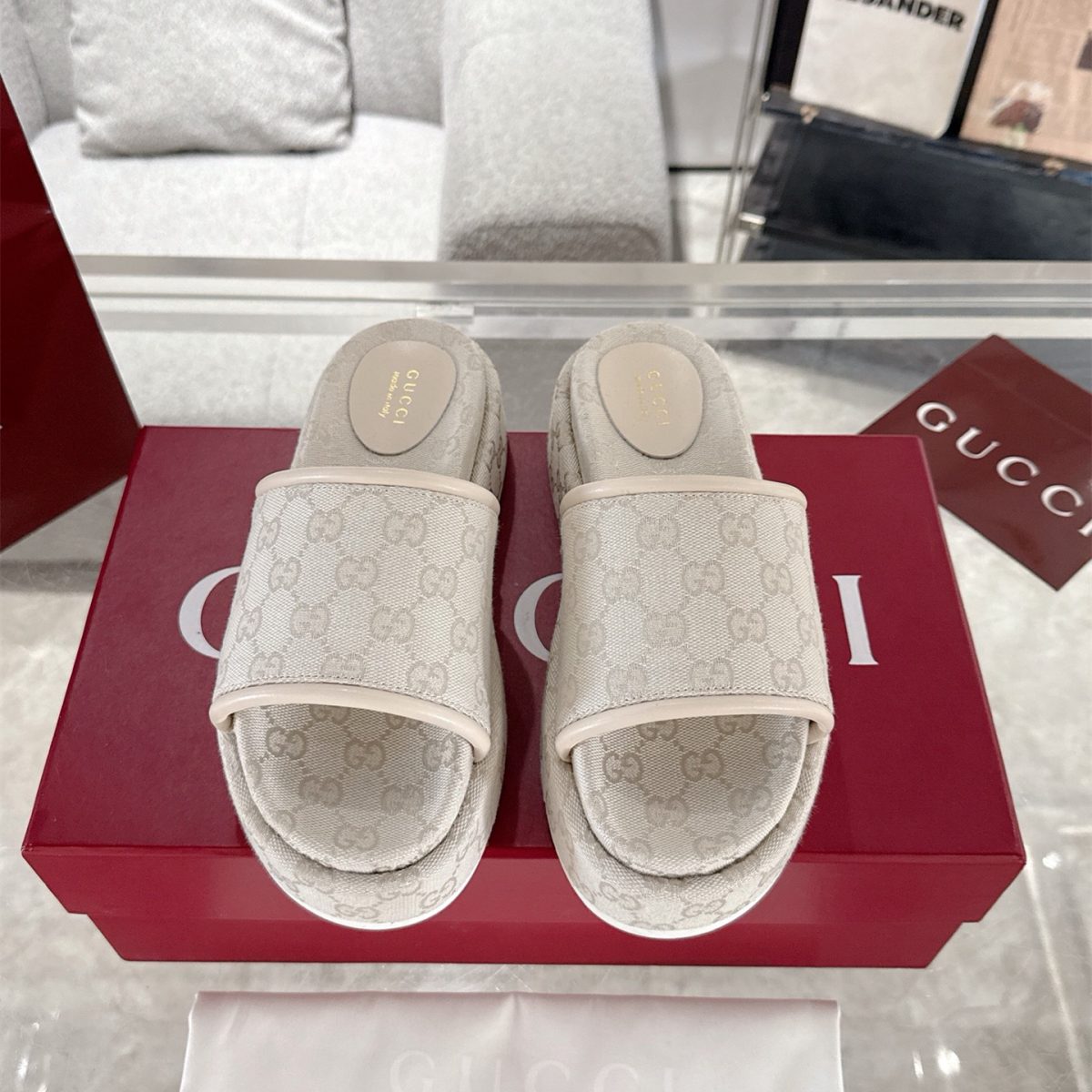 Gucci Platform Sandal Slippers Size 36-44 - Image 1