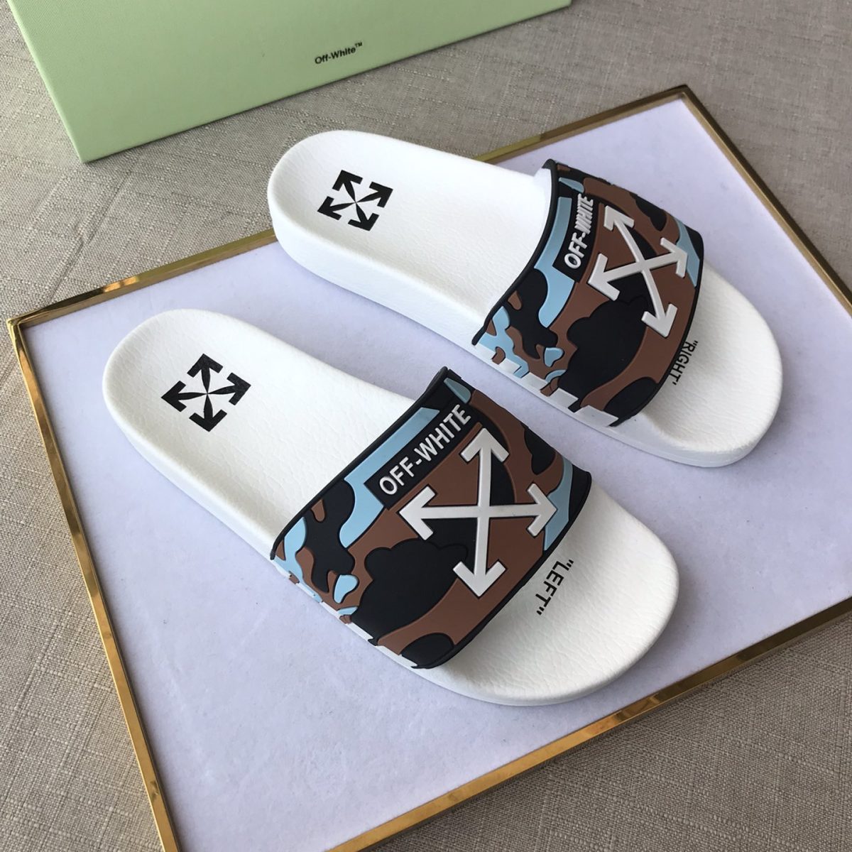 OFF White Mens Women Sandals Gr. 36-46 - Image 1
