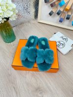 Hermes 23fw Women Winter Slippers Size 36-40 - Image 2