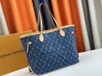 Louis Vuitton M40995 Neverfull Denim Cowboy Shopping Bags Size 31*28*14cm - Image 3