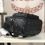 MCM Stark Side Studs Backpack in Visetos 4-Size - Image 10