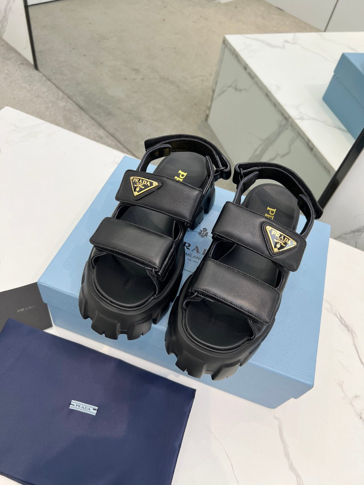 Prada 2024 New Monolith sandals Size 36-41 - Image 4