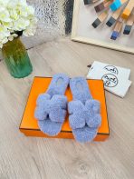 Hermes 23fw Women Winter Slippers Size 36-40 - Image 2