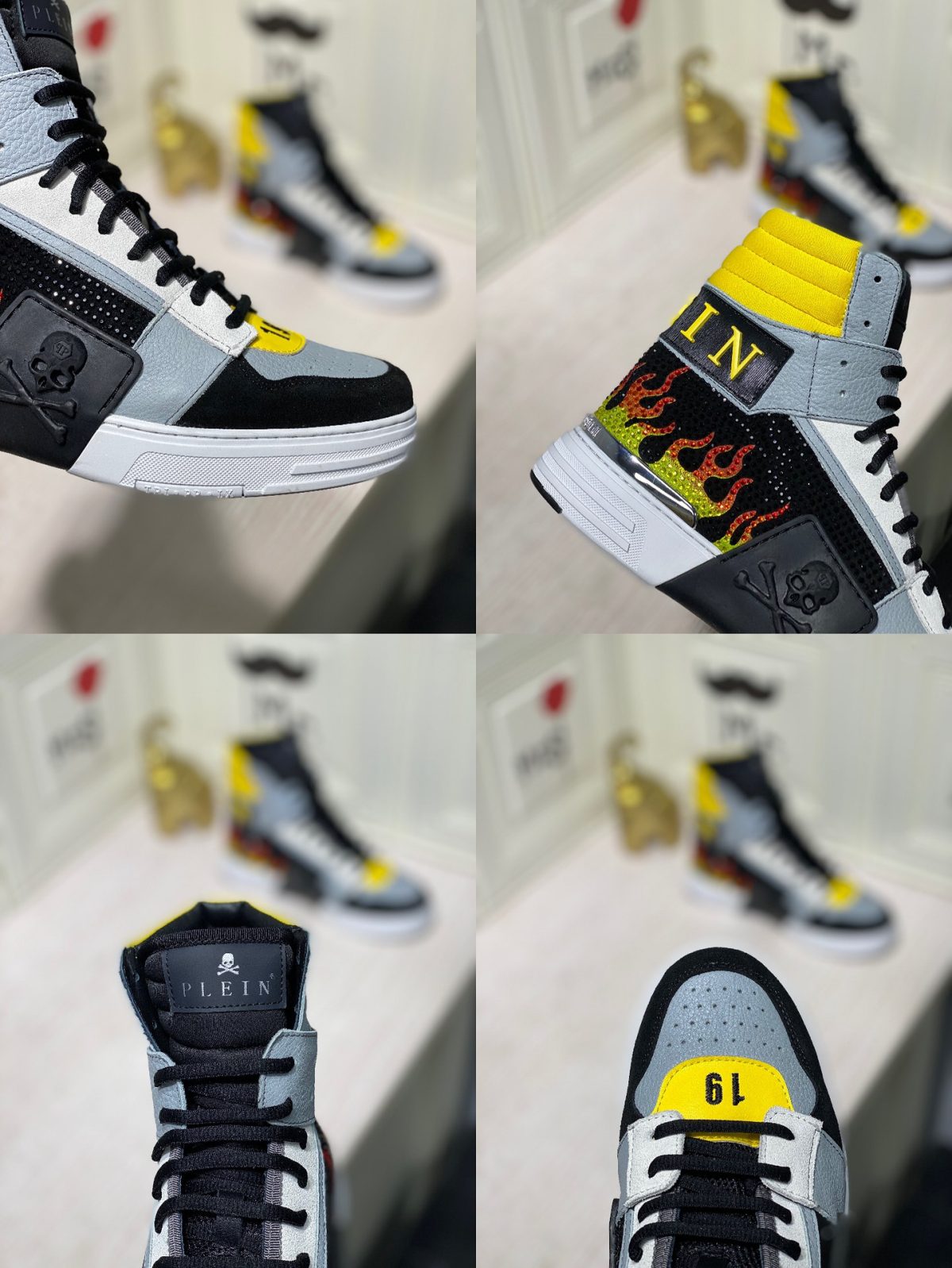Philipp Plein Mens Outdoor Sneakers Shoes 38 - 45 - Image 4