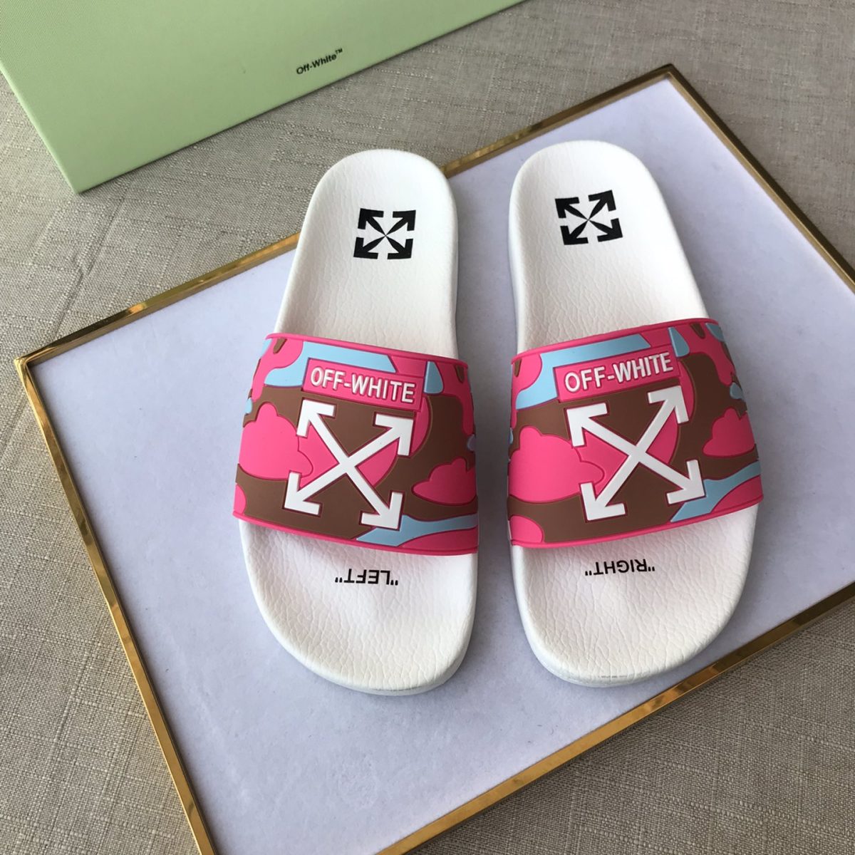 OFF White Mens Women Sandals Gr. 36-46 - Image 2