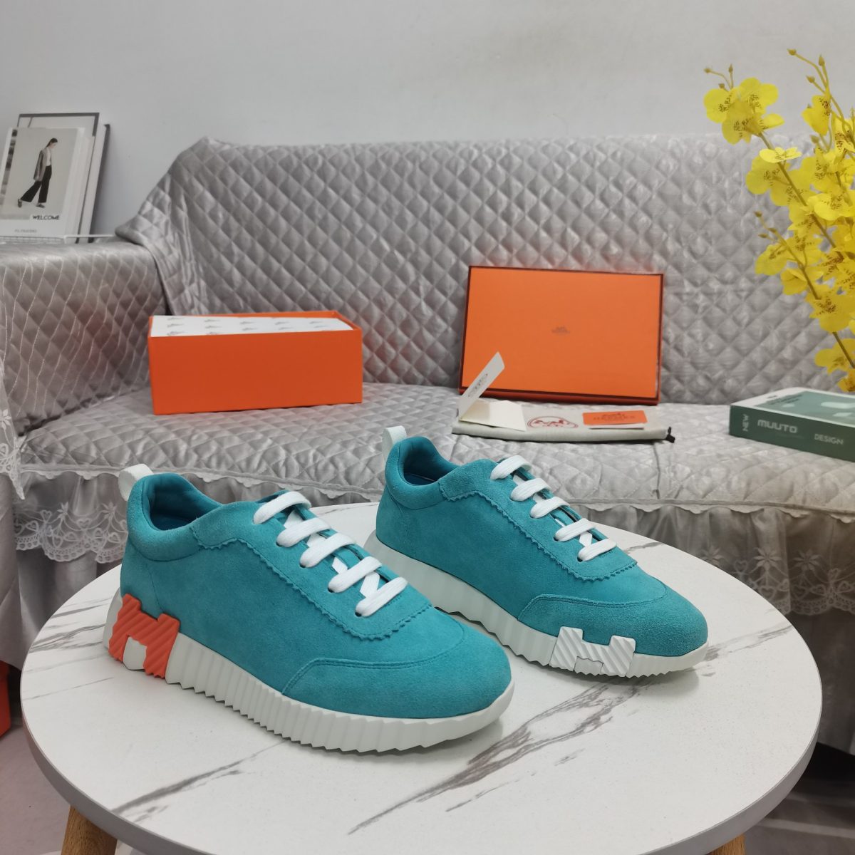 Hermes Bouncing Sneaker Size 36-45   5-Color - Image 1