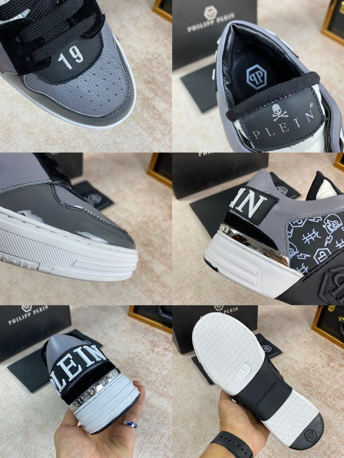 Philipp Plein Mens Outdoor Sneakers Shoes 38 - 45 - Image 4