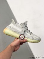 Yeezy 350 Boost 350 V2 Mens/Women Sneakers Shoes Light Grey 36 - 45 - Image 3