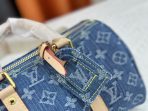 Louis Vuitton M46271 Keepall 25 Denim Cowboy Shoulder Bags Size 25*15*11cm - Image 7
