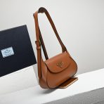 Prada 1BD358 Small Leather Shoulder Bags Size 25*15*5.5cm - Image 3