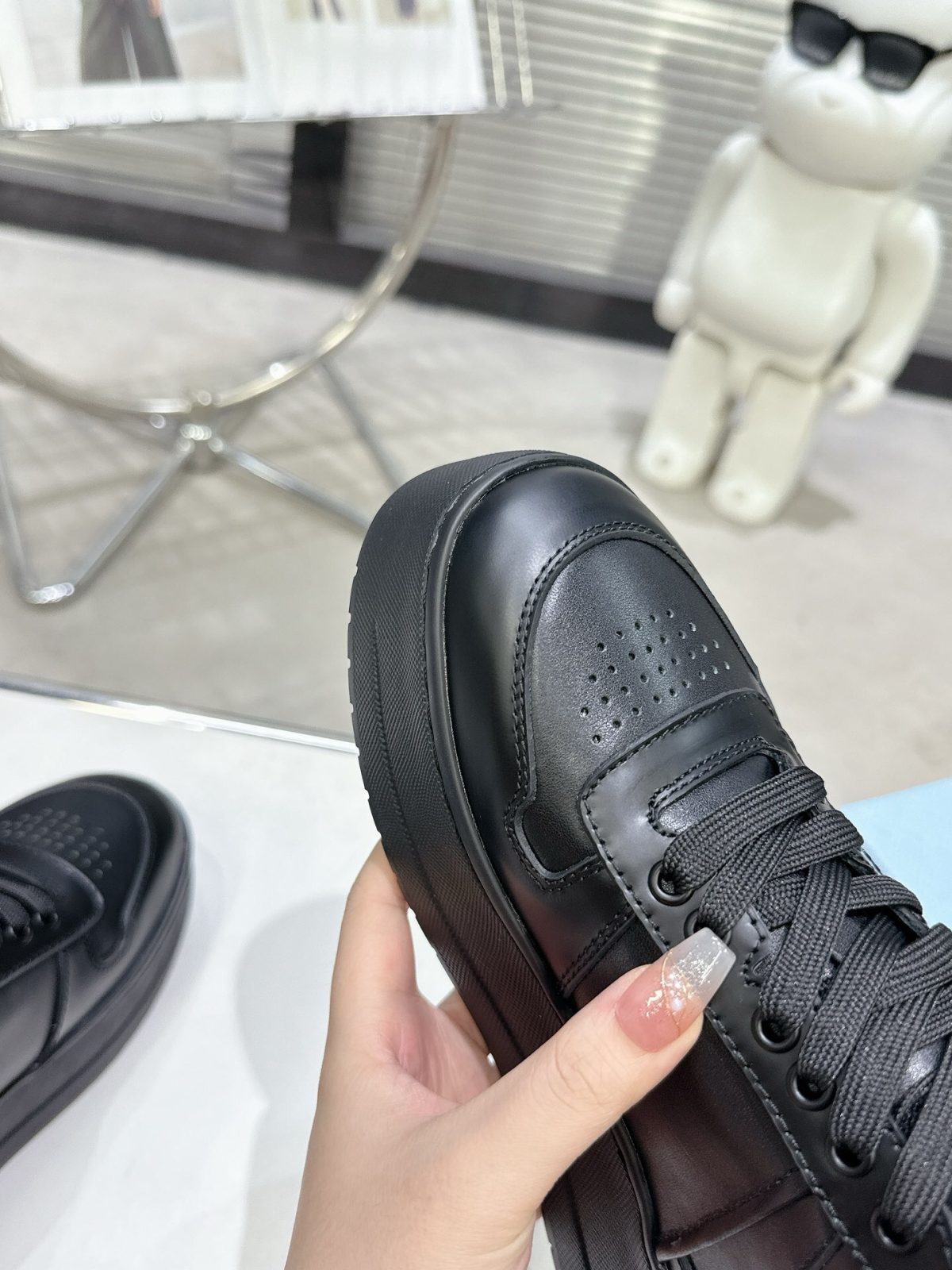 Prada 2024 New Downtown Bold leather sneaker Size 36-40 - Image 8