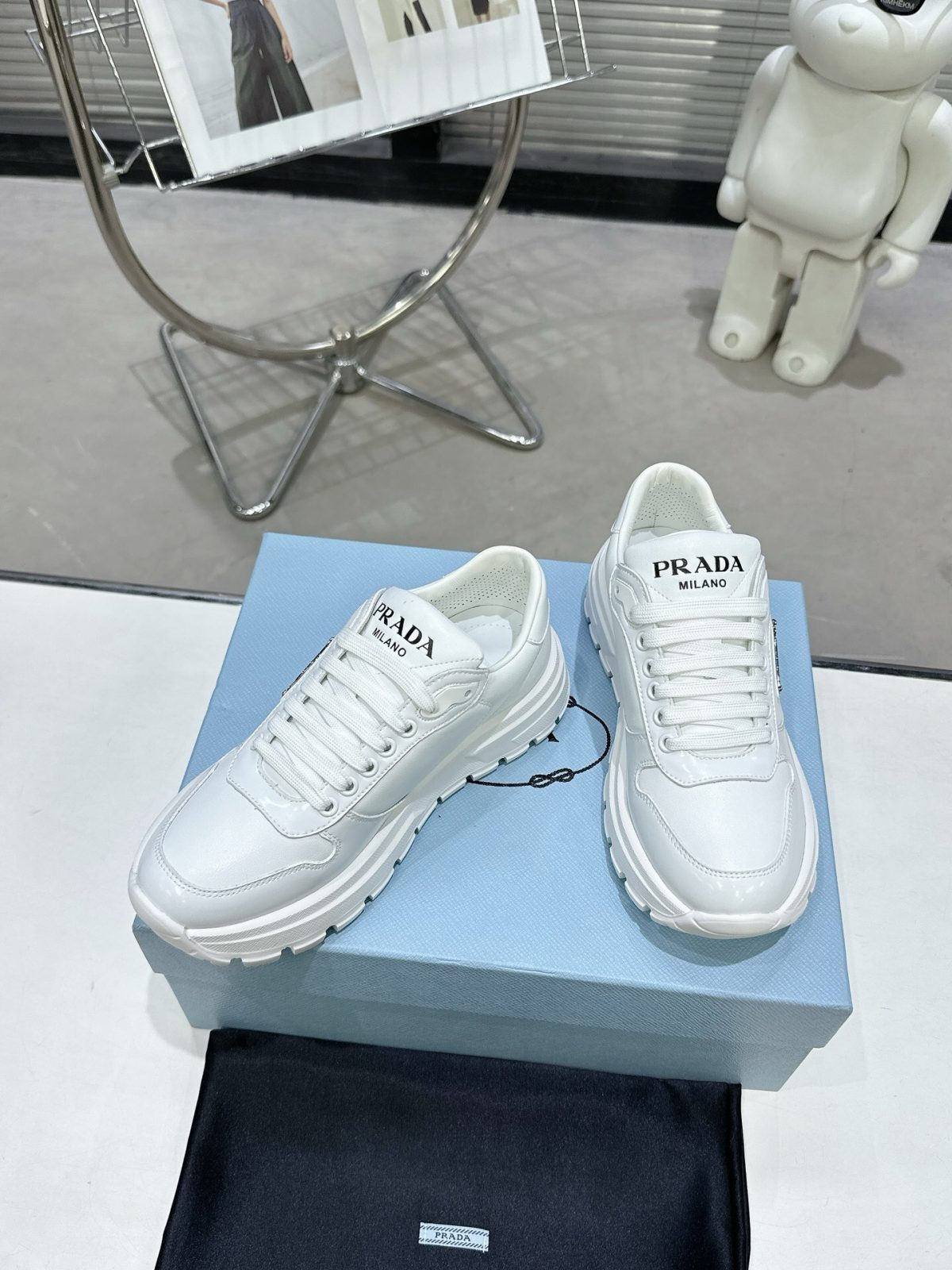 Prada 2024 New Leather sneaker Size 36-45 - Image 4