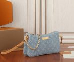 Louis Vuitton M83532 Liv Pochette Denim Cowboy Shoulder Bag Size 24.5*13.5*6.5cm - Image 2