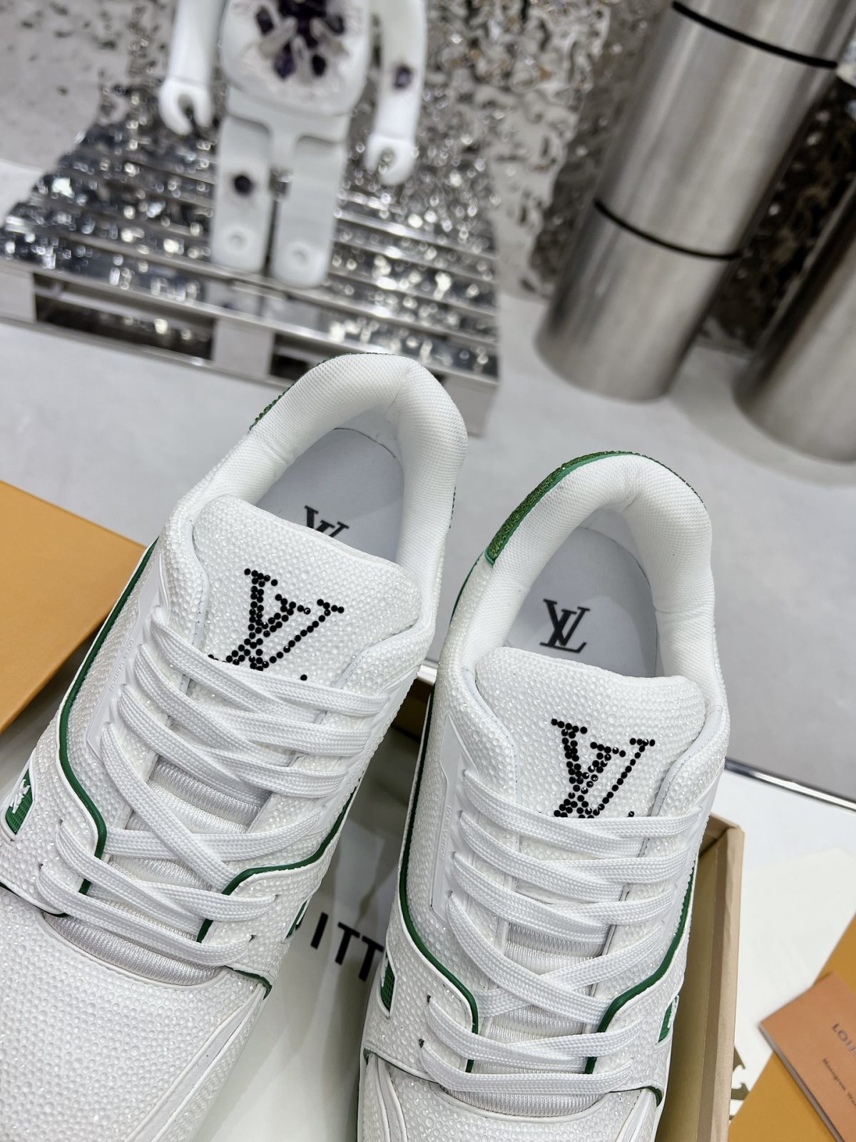 Louis Vuitton LV Trainer Diamond Sneaker Size 36-46 - Image 7
