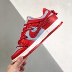 Nike SB Dunk x Off White Low Top Mens/Women Sneakers Shoes White Red 36 - 46 - Image 3