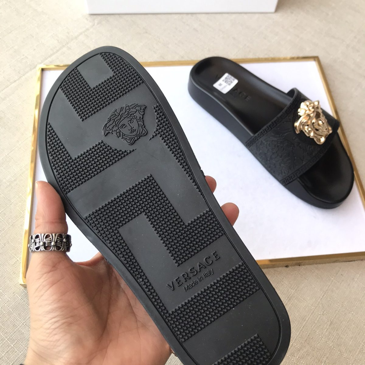 Versace Mens Women Sandals Gr. 36-46 - Image 6