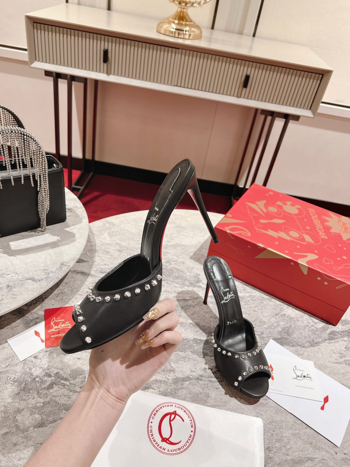 Christian Louboutin Me Dolly Spike Pumps Size 35-41 - Image 3