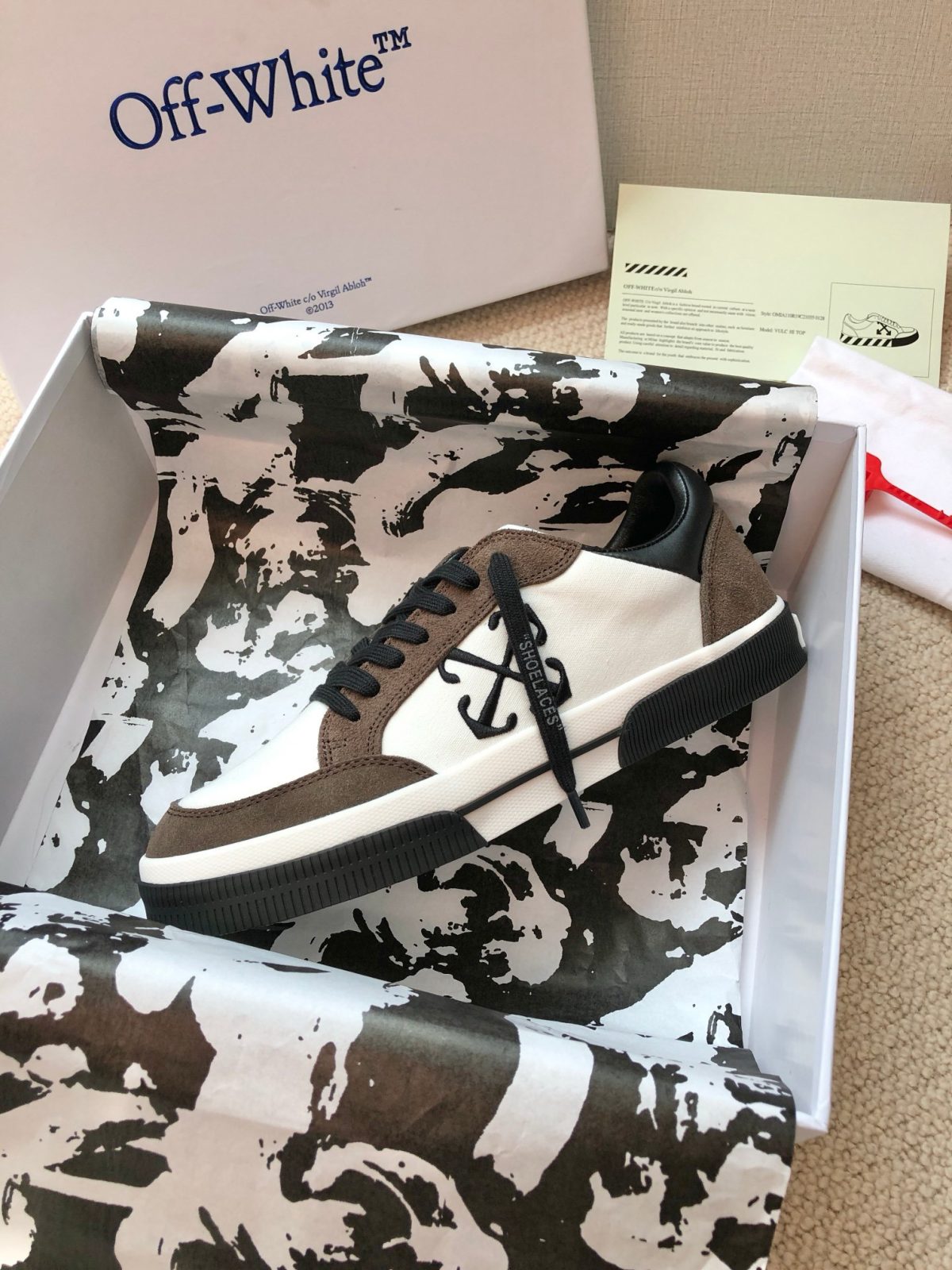 OFF White 2024ss New Low Vulcanized Sneaker Size 36-45 - Image 6