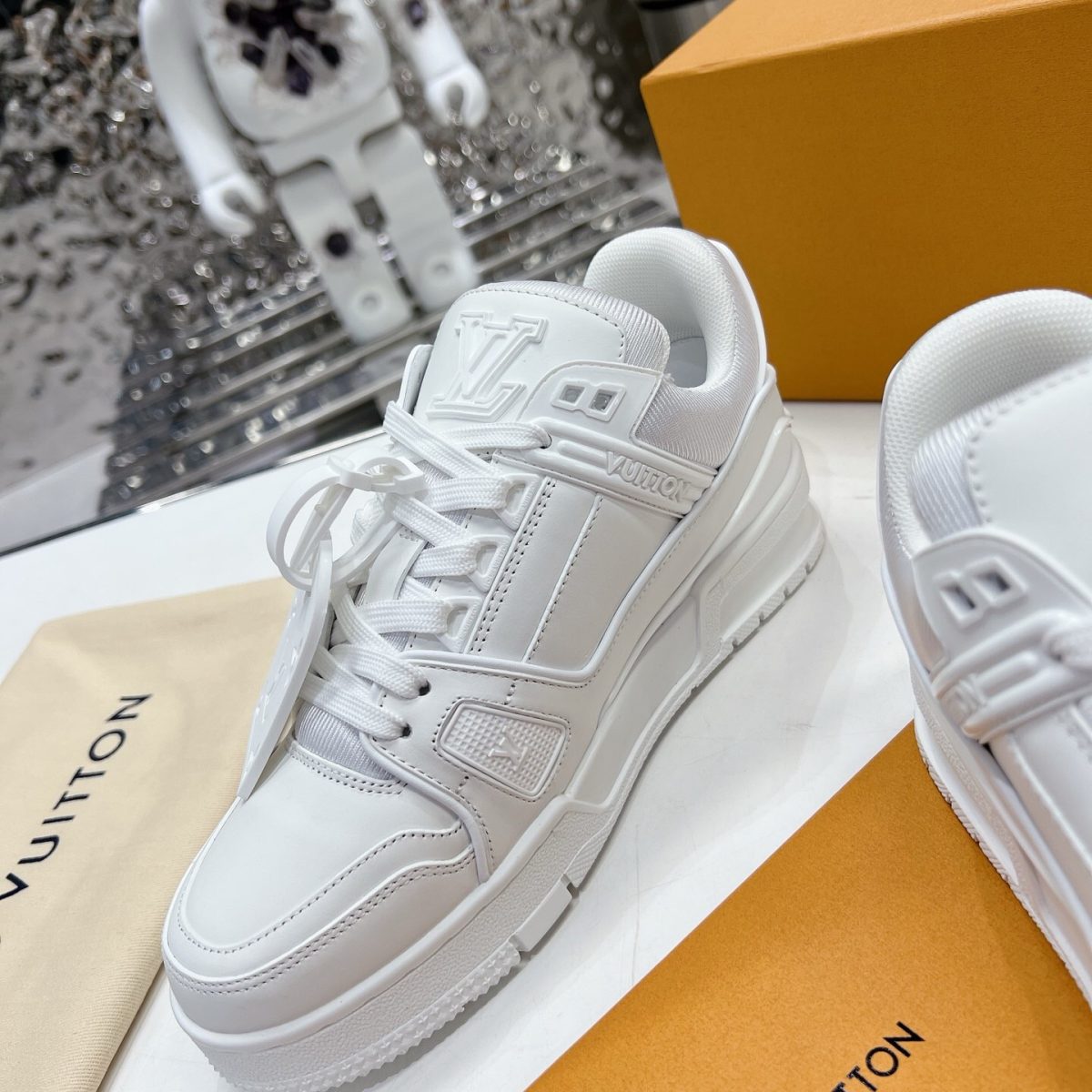 Louis Vuitton Trainer Sneaker White Size 36-46 - Image 8