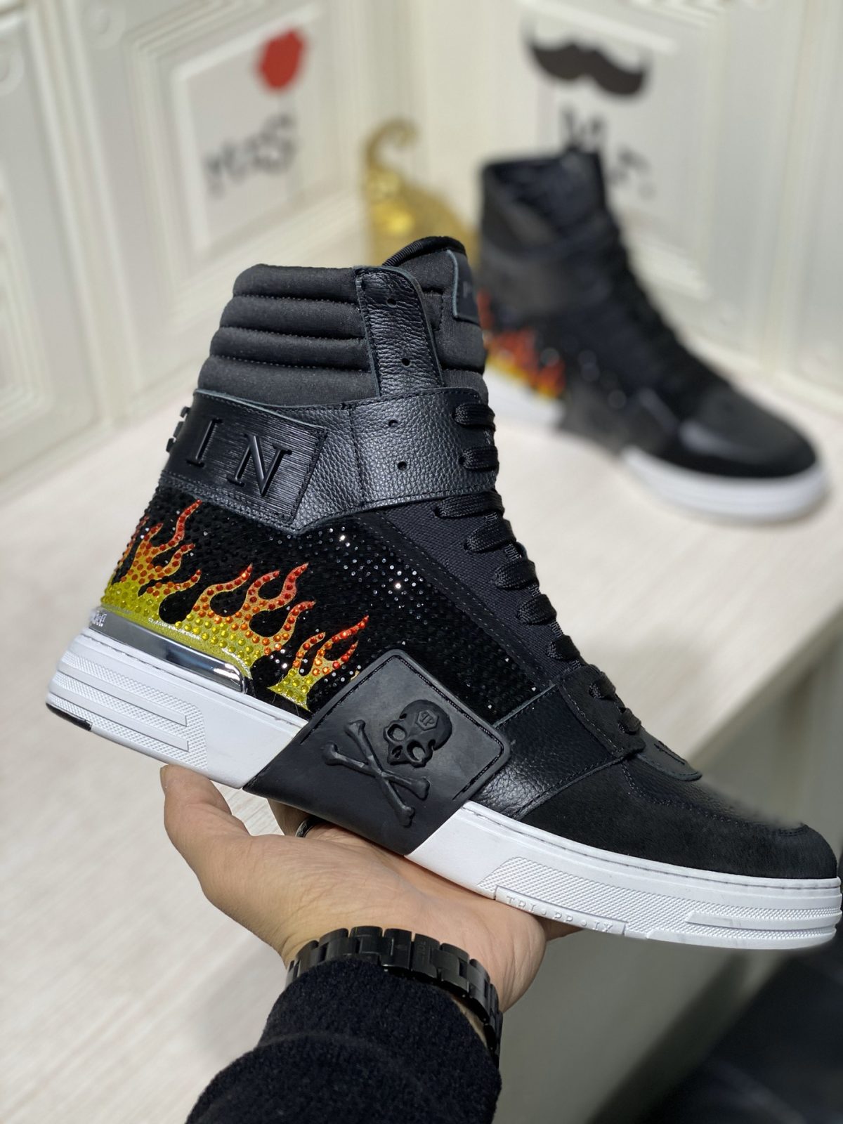 Philipp Plein Mens Outdoor Sneakers Shoes 38 - 45 - Image 4