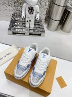 Louis Vuitton LV Trainer Diamond Sneaker Size 36-46 - Image 2