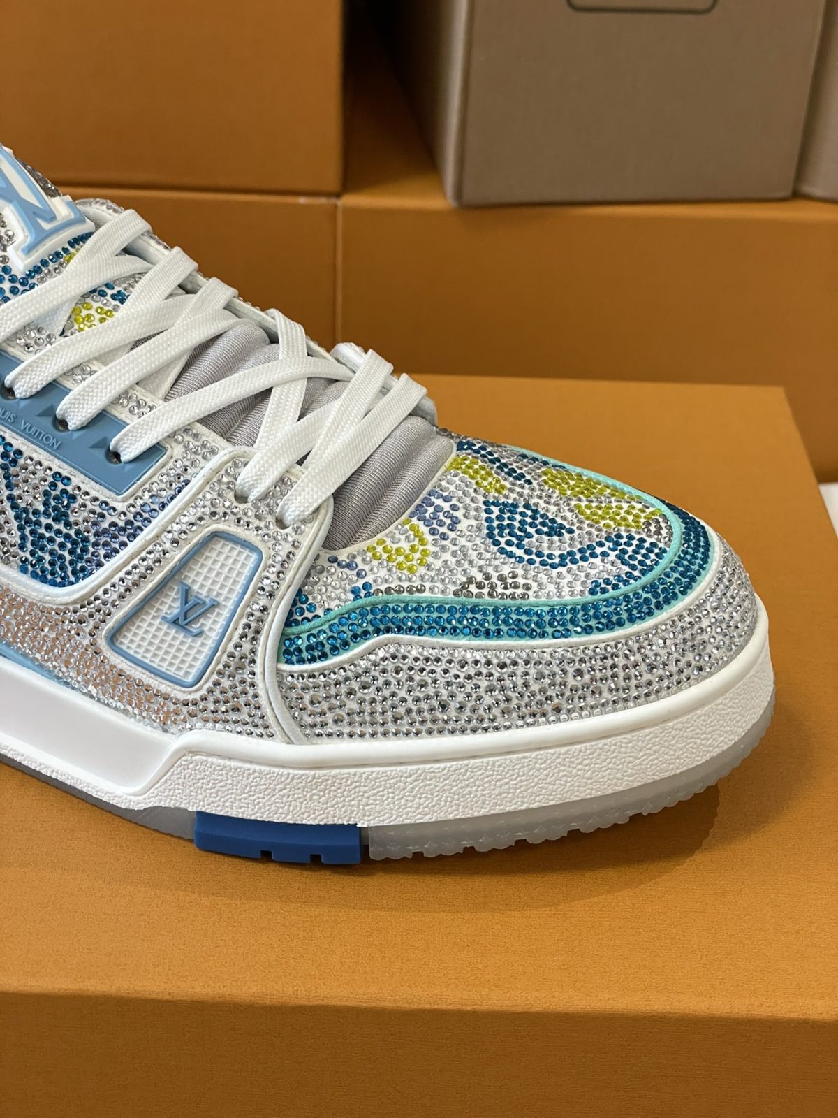 Louis Vuitton LV Trainer Diamond Sneaker Size 36-46 - Image 5