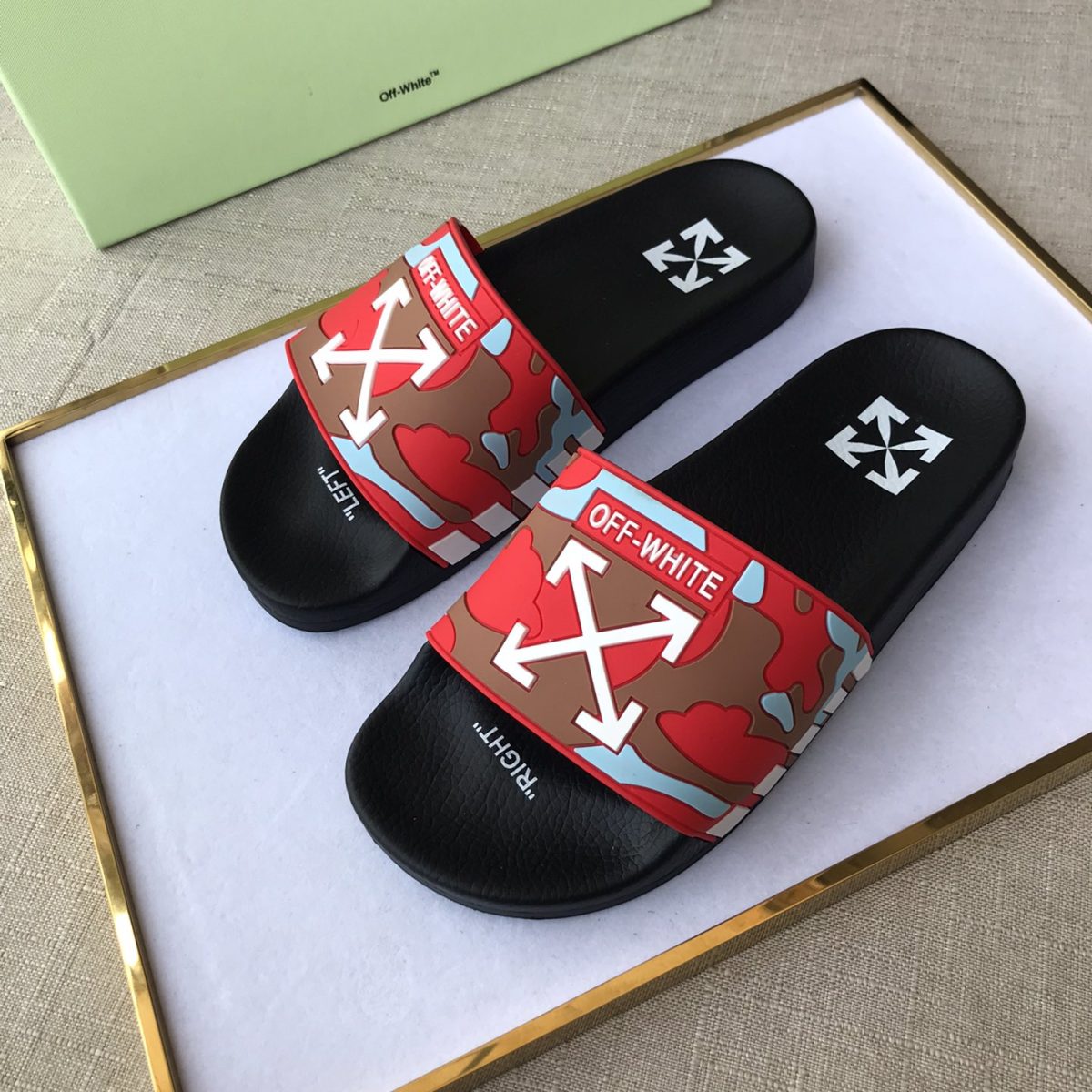 OFF White Mens Women Sandals Gr. 36-46 - Image 3