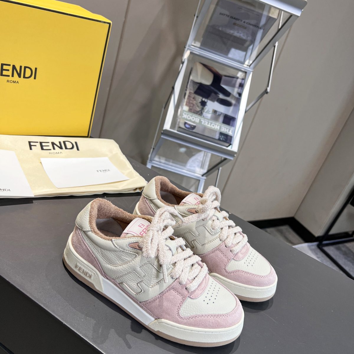 Fendi Match Low Top Sneaker Size 35-45  4-Color - Image 1