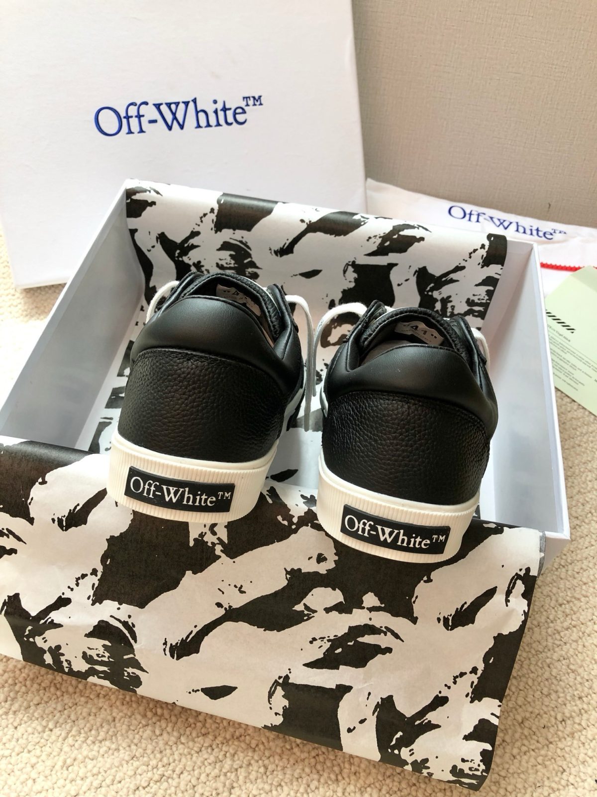 OFF White 2024ss New Low Vulcanized Sneaker Size 36-45 - Image 2