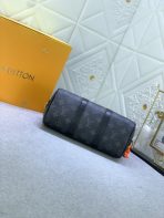 Louis Vuitton Monogram Eclipse Reverse Keepall 25 Travel Bags Size 25*15*11cm - Image 4