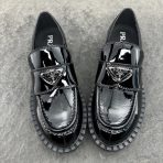 Prada Chocolate Loafers Size 36-46 - Image 3