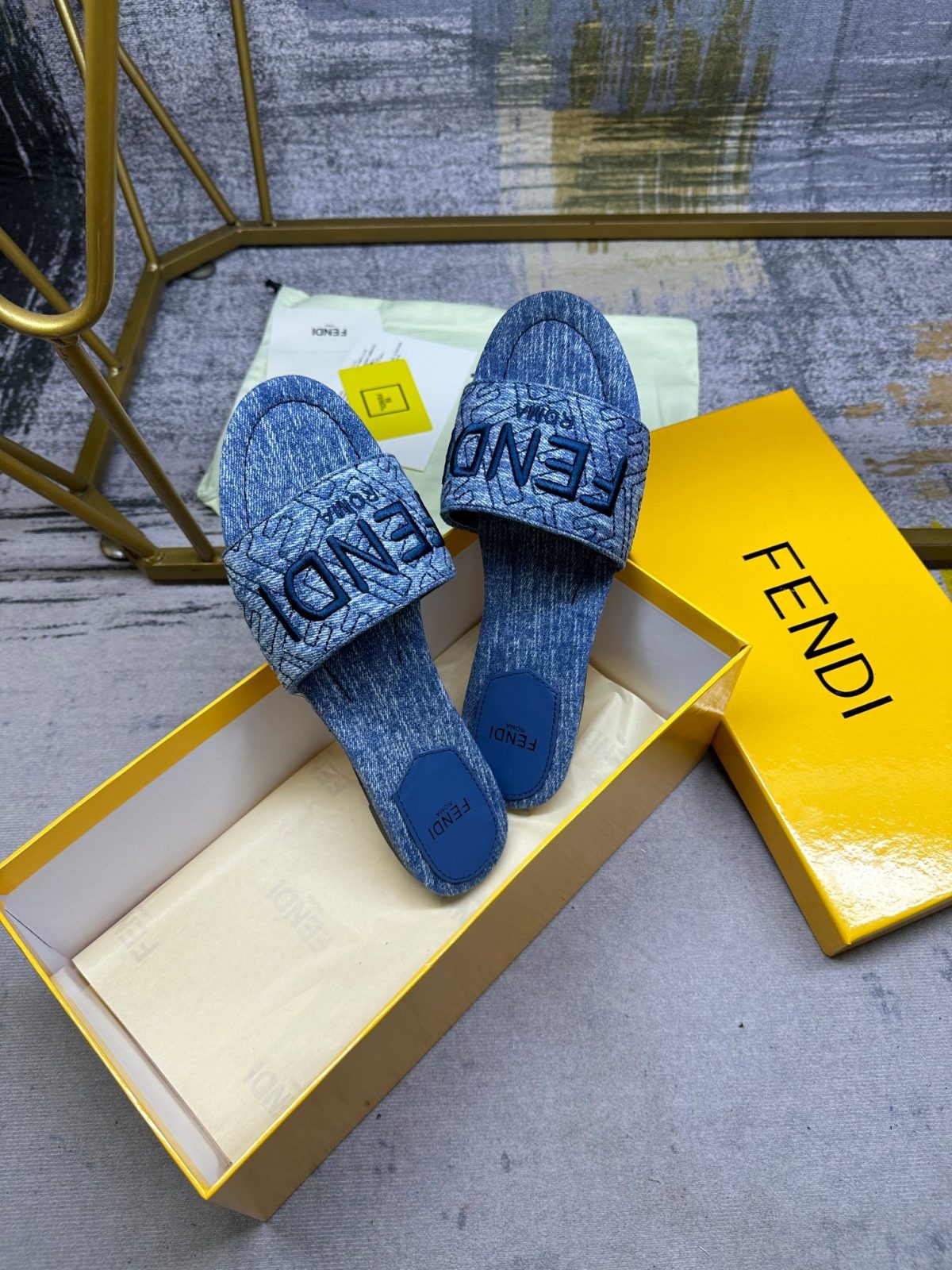 Fendi Slippers Size 36-42 - Image 6