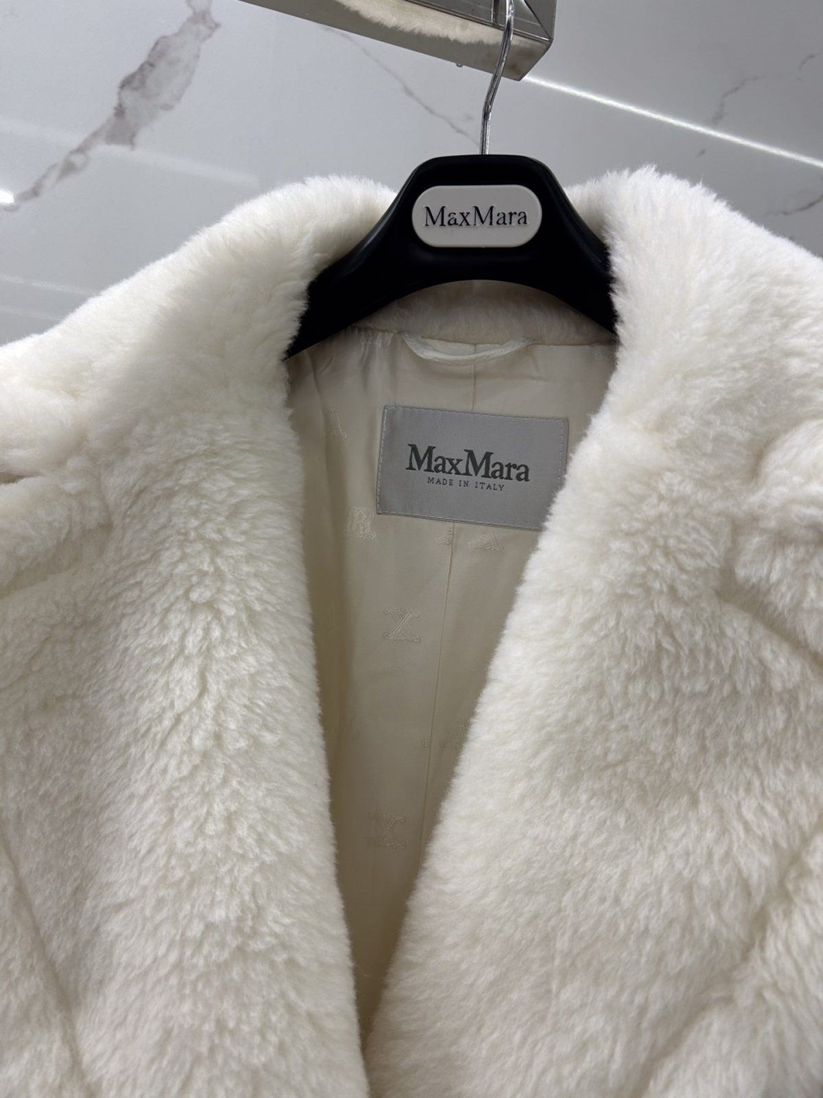 Max Mara Teddy fur Short coat Size XS-M - Image 5