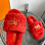 Hermes 23fw Women Winter Slippers Size 36-40 - Image 6