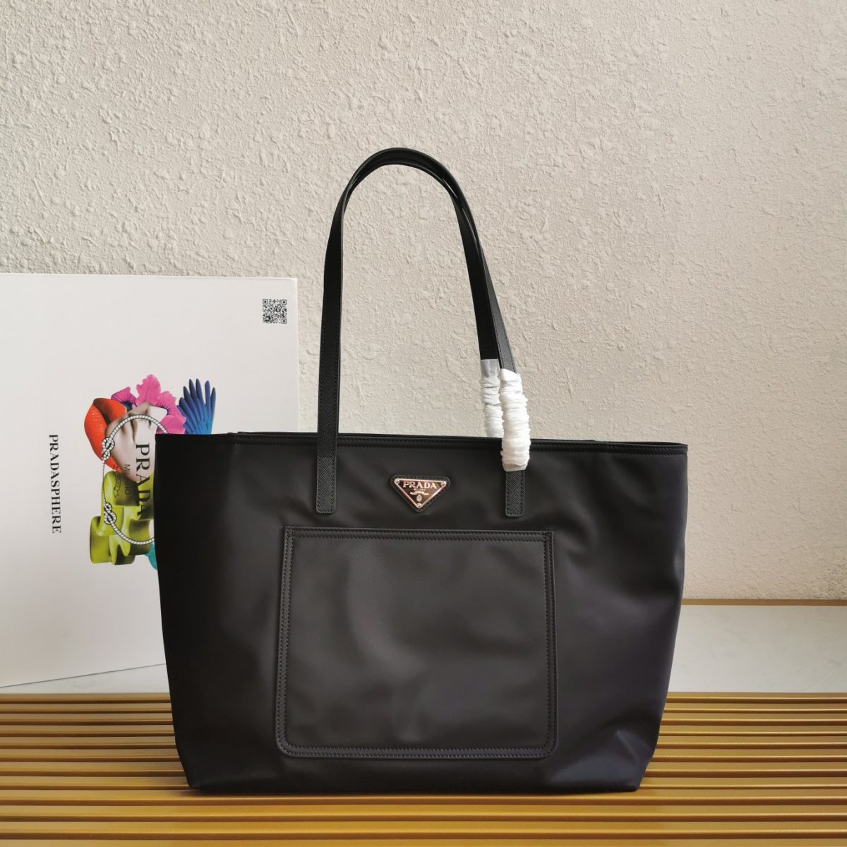 Prada 1BG052 Re-Nylon Tote Bags Size 35*29*15.5cm - Image 1