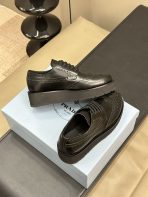 Prada Brushed leather derby Shoes Size 36-41 - Image 3