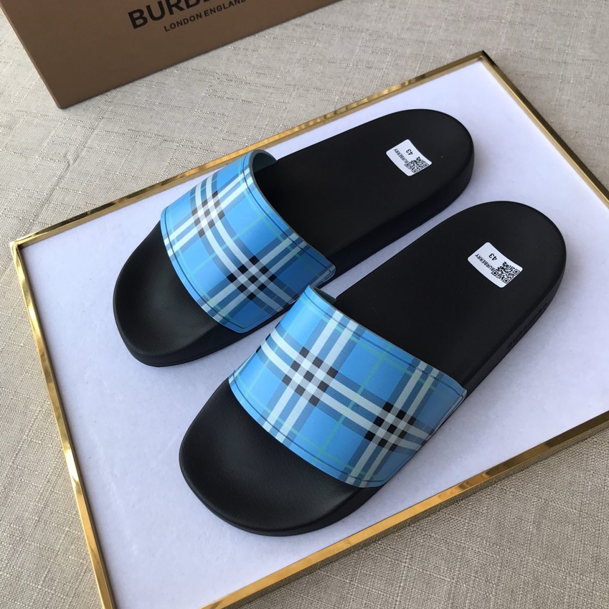 Burberry Mens Women Sandals Gr. 36-46 - Image 3