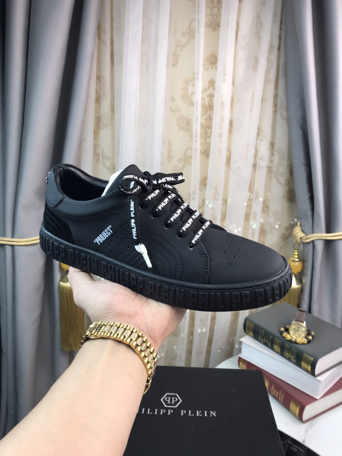 Philipp Plein Mens Outdoor Sneakers Shoes 38 - 45 - Image 1