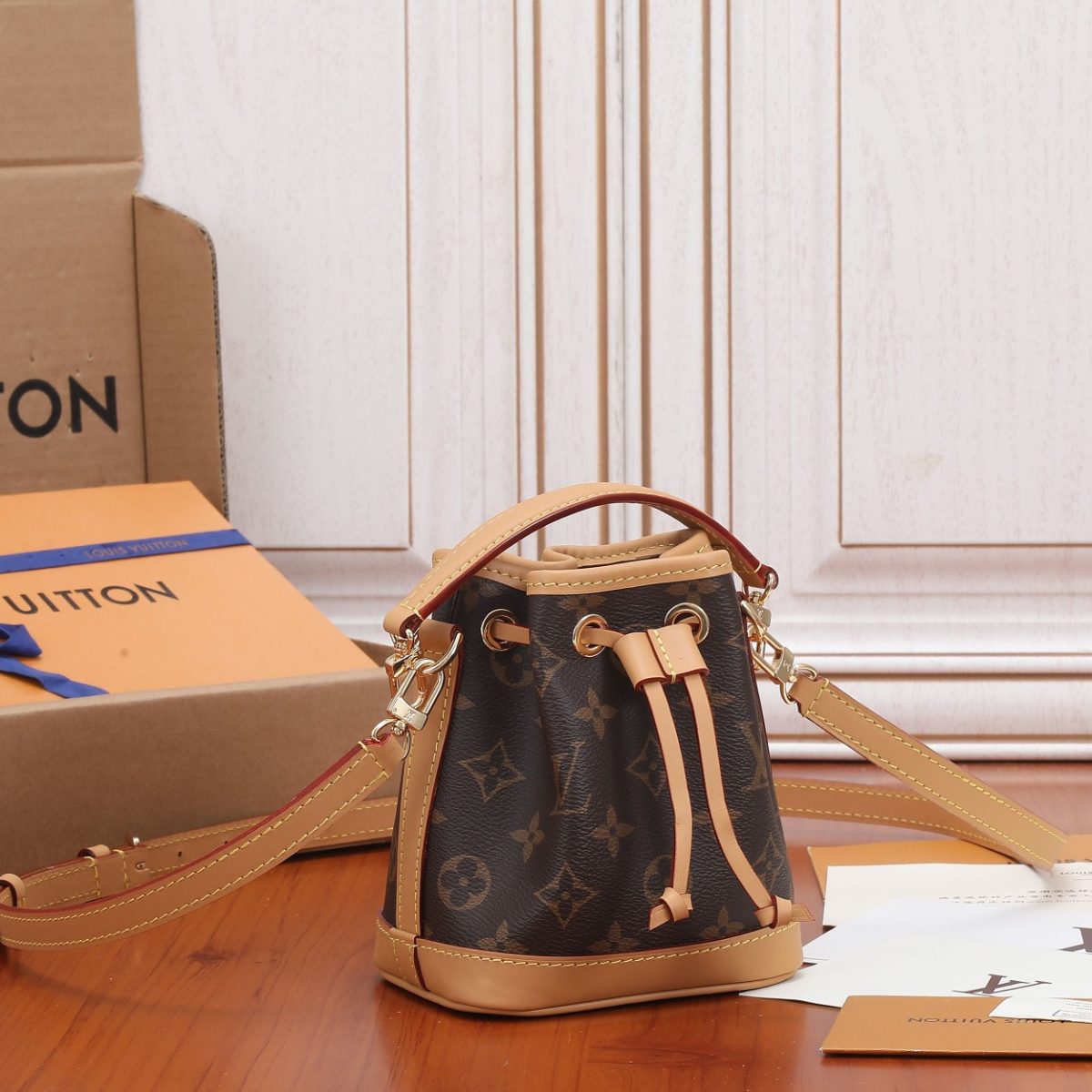 Louis Vuitton M46099 Bagatelle Women Bags Size 22*14*9cm - Image 3