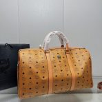 MCM Ottomar Weekender Bag in Visetos Size 45cm - Image 10