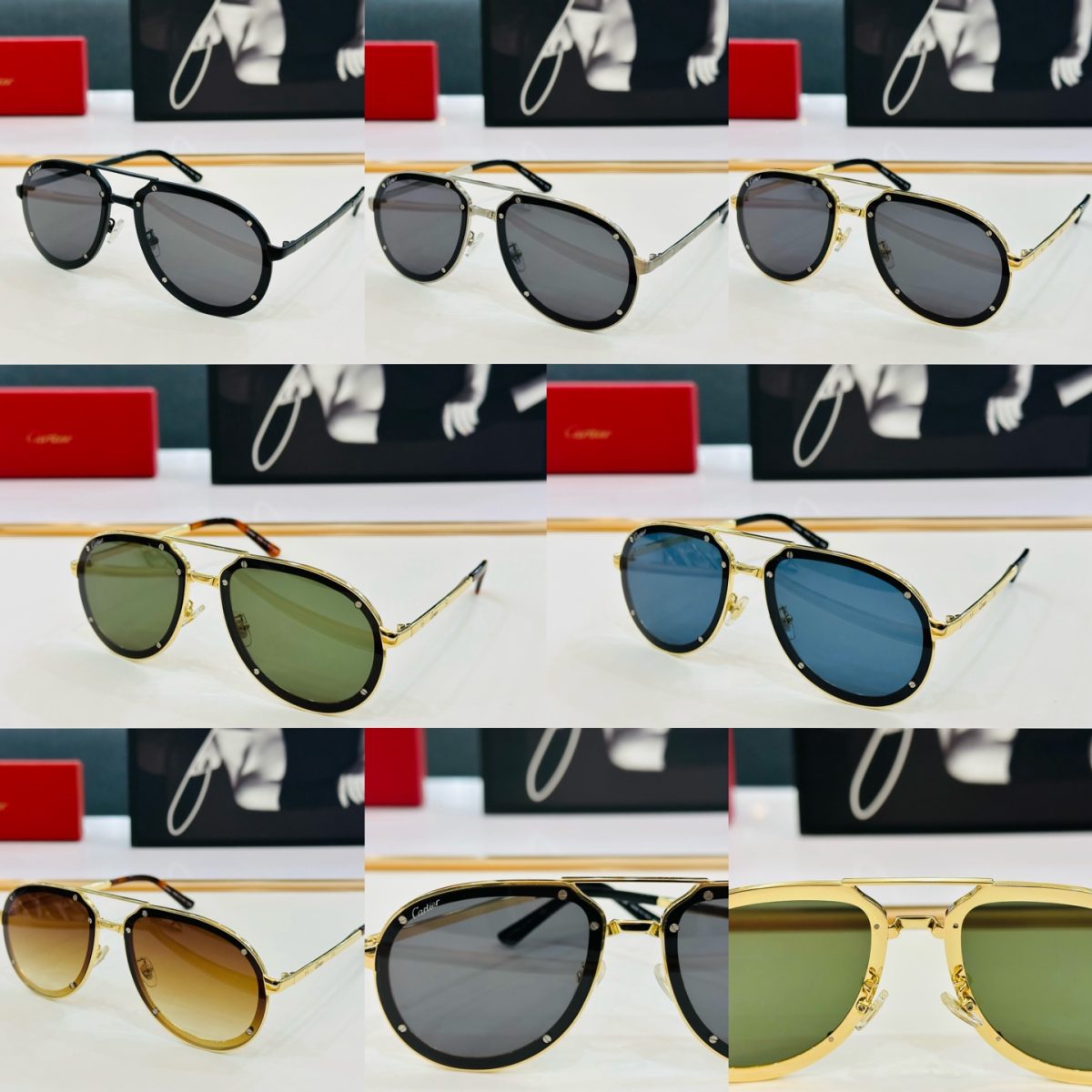 Cartier Sunglasses 6-Color - Image 1