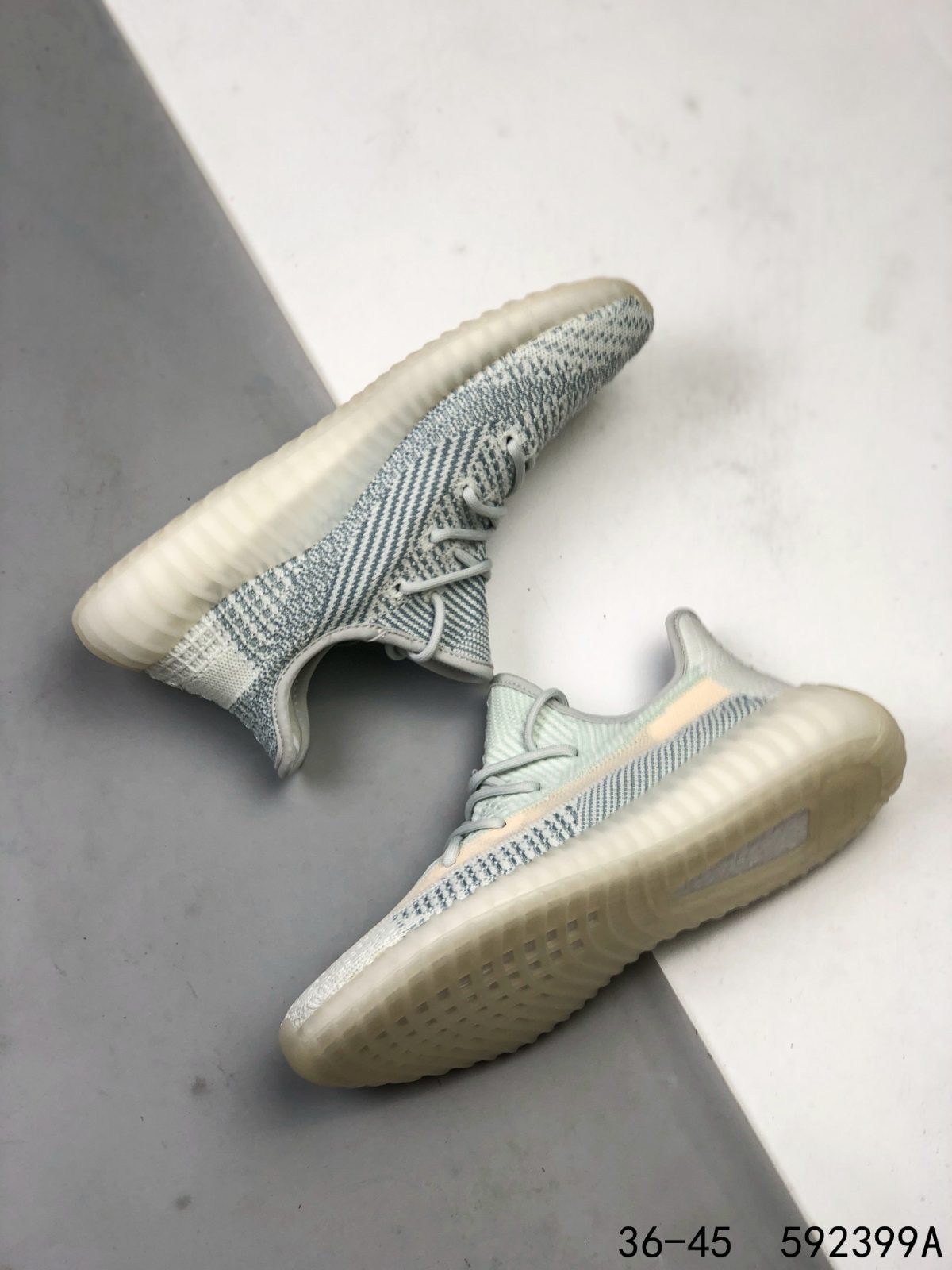 Yeezy 350 Boost 350 V2 Mens/Women Sneakers Shoes Light Green 36 - 45 - Image 2