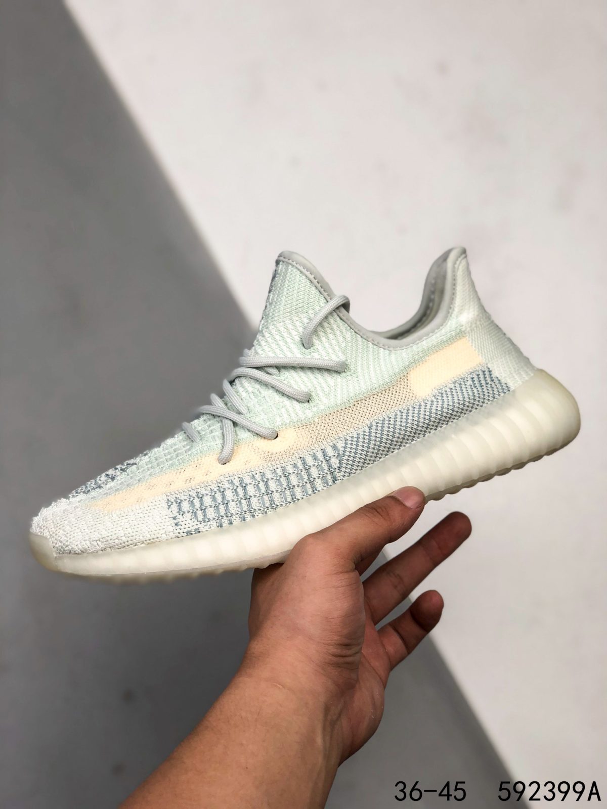Yeezy 350 Boost 350 V2 Mens/Women Sneakers Shoes Light Green 36 - 45 - Image 9