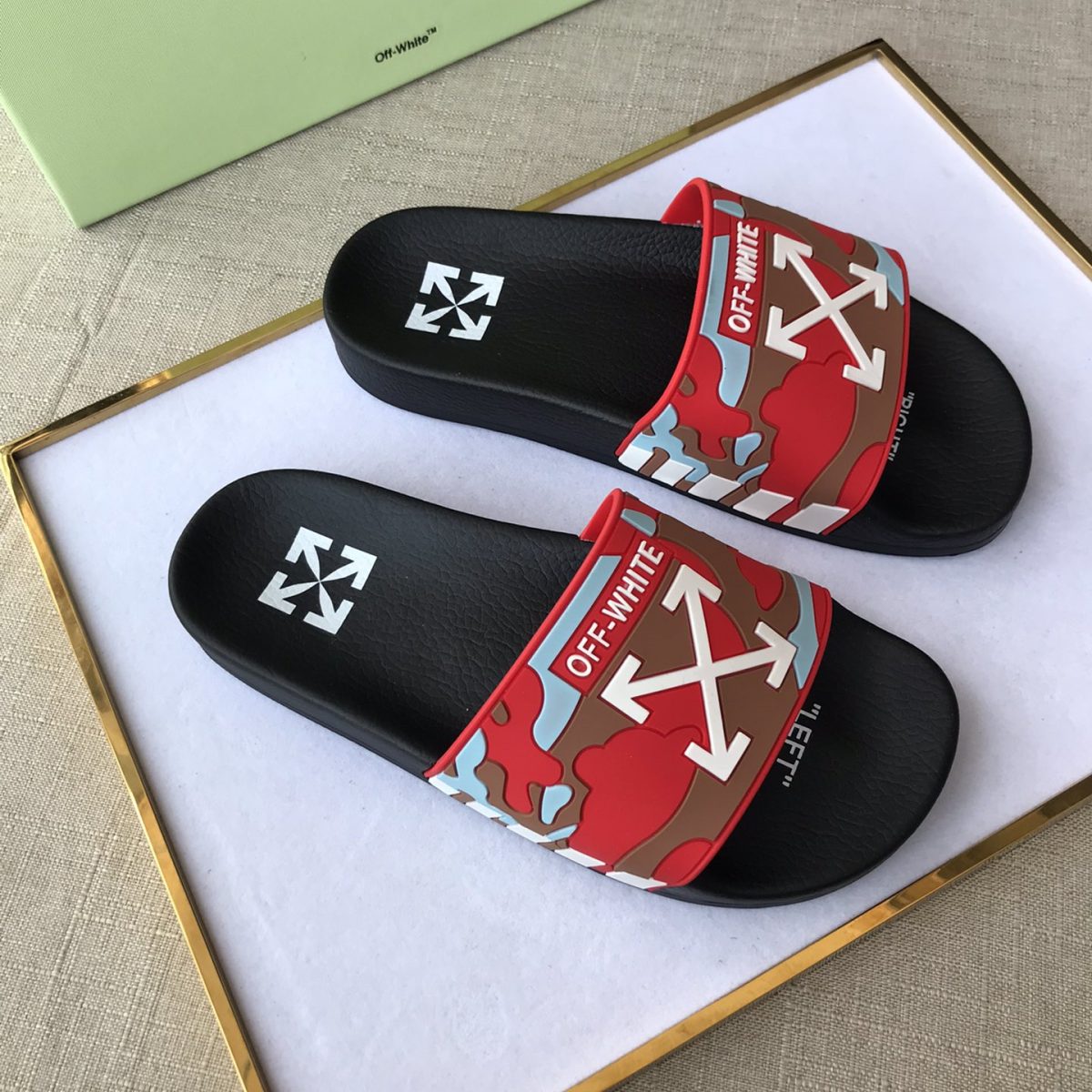 OFF White Mens Women Sandals Gr. 36-46 - Image 1