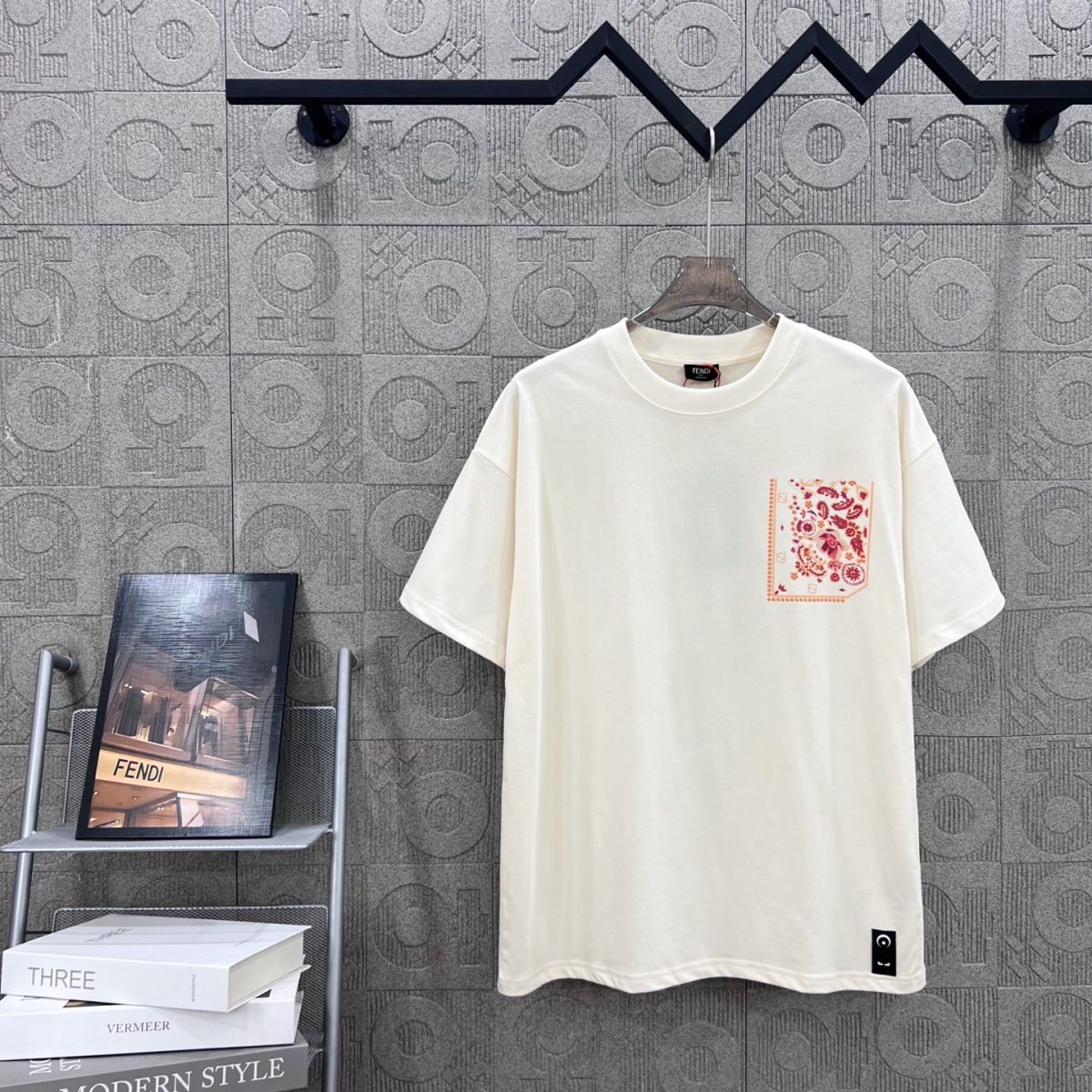 Fendi T Shirt  Embroider Logo Size XS-L - Image 1