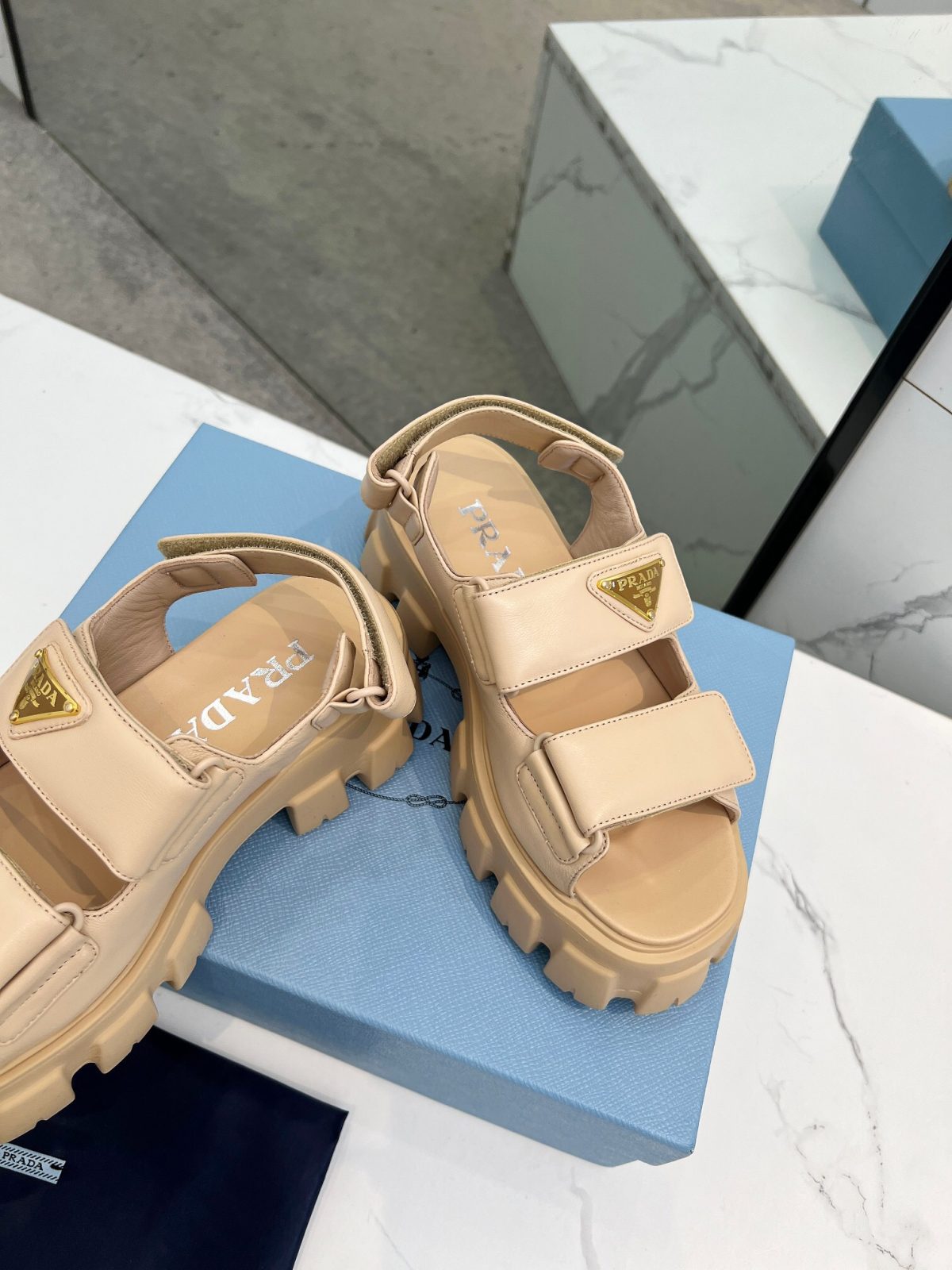 Prada 2024 New Monolith sandals Size 36-41 - Image 7
