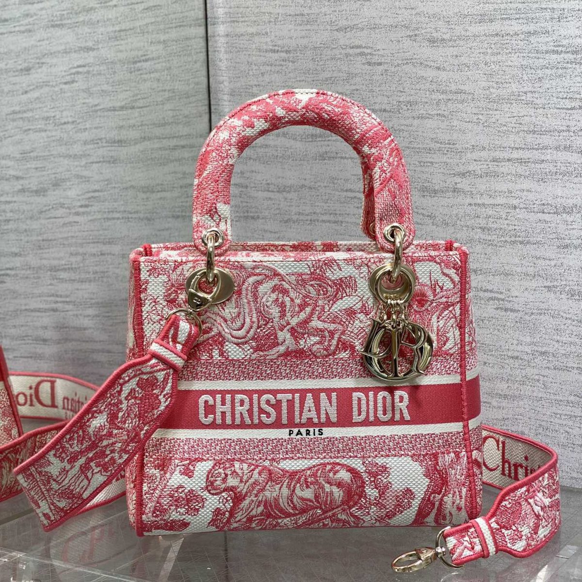 Dior Lady D-Lite Women Shoulder Bags Size 24*11*20cm - Image 1